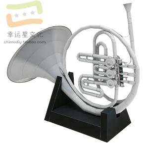Musical Instrument Diy - Instrumento musical chifre modelo de papel