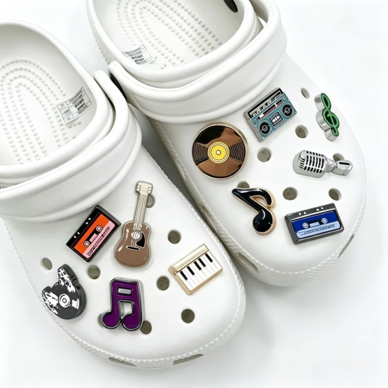 Musical Instrument Diy - Conjunto de Acessórios 3D para Sapatos: