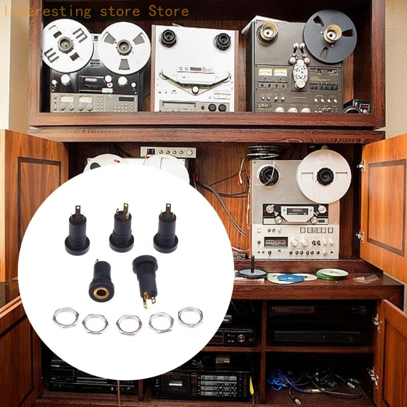 Musical Instrument Diy - 5 pces 3.5mm tomada vídeo música