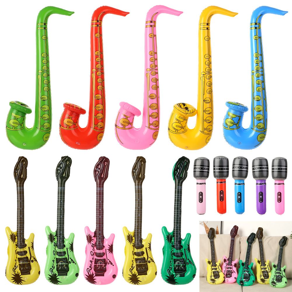 Musical Instrument Blow - Conjunto de 5 Guitarras, 5 Saxofones