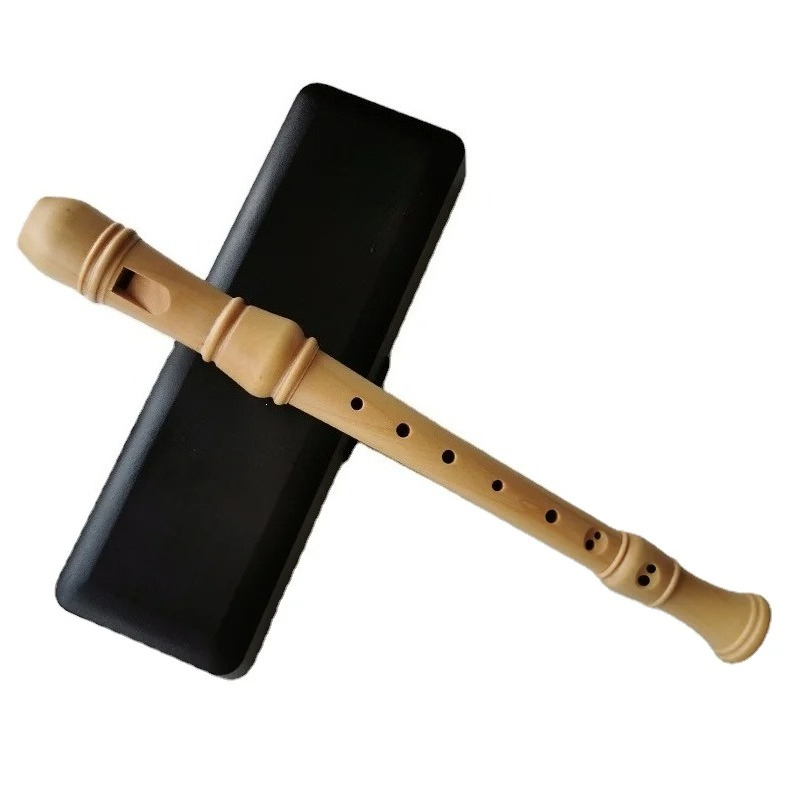 Musical Instrument German - Gravador soprano de madeira de bordo