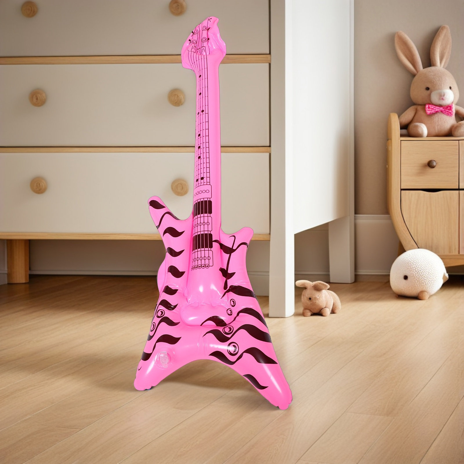 Guitarra Inflável Retrô Anos 8 - Musical Instrument Blow avaliação e preço