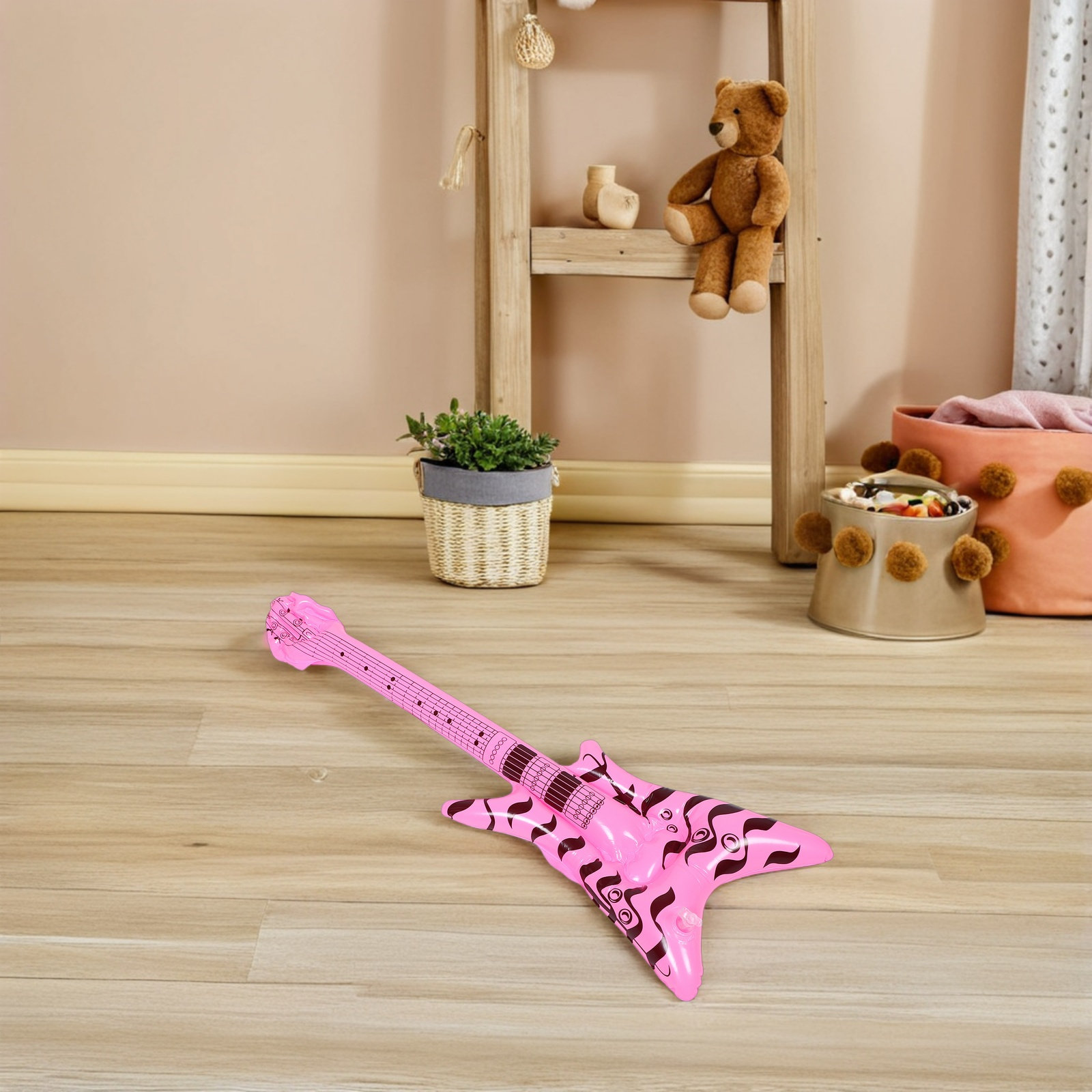 Guitarra Inflável Retrô Anos 8 - Musical Instrument Blow avaliação e preço