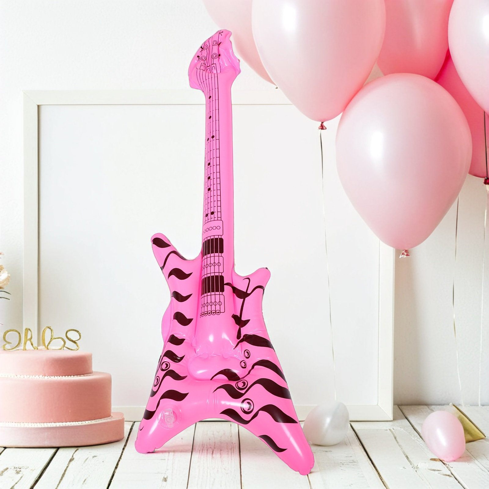 Guitarra Inflável Retrô Anos 8 - Musical Instrument Blow avaliação e preço