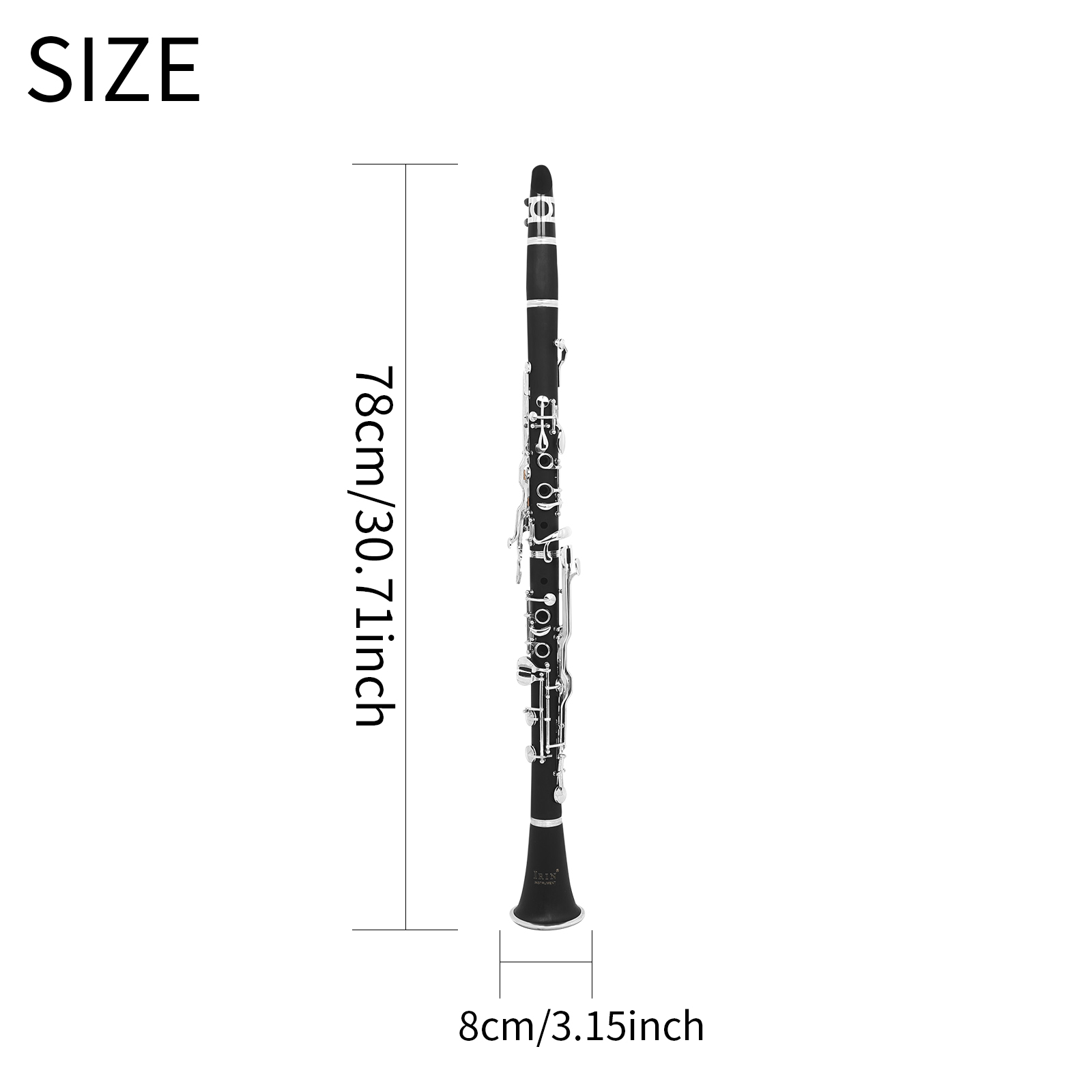 Clarinete IRIN IN590 G com 17  - Musical Instrument German avaliação e preço