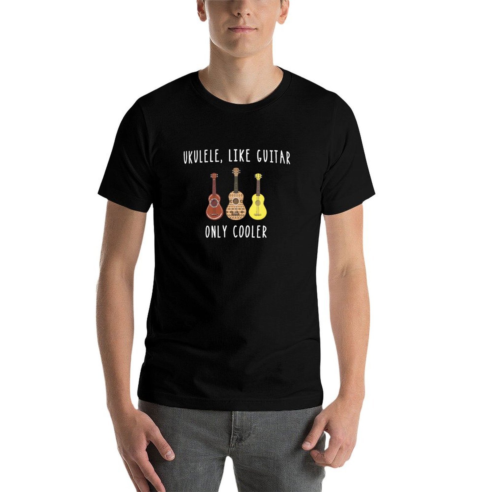 Camiseta com estampa de ukulel - Musical Instrument Like Guitar avaliação e preço