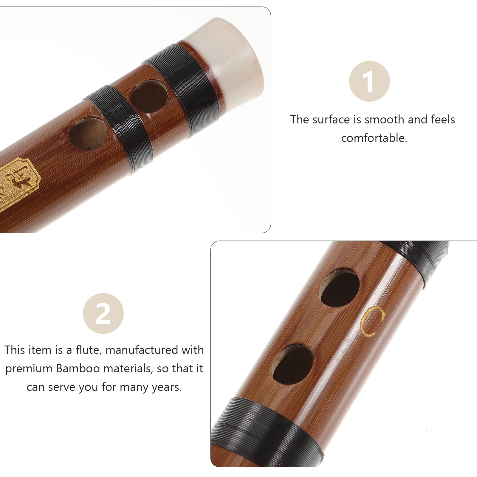 1 Conjunto de Flauta de Bambu  - Musical Instrument Blow avaliação e preço