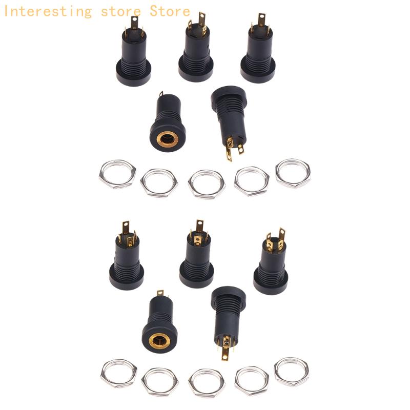 5 pces 3.5mm tomada vídeo músi - Musical Instrument Diy avaliação e preço