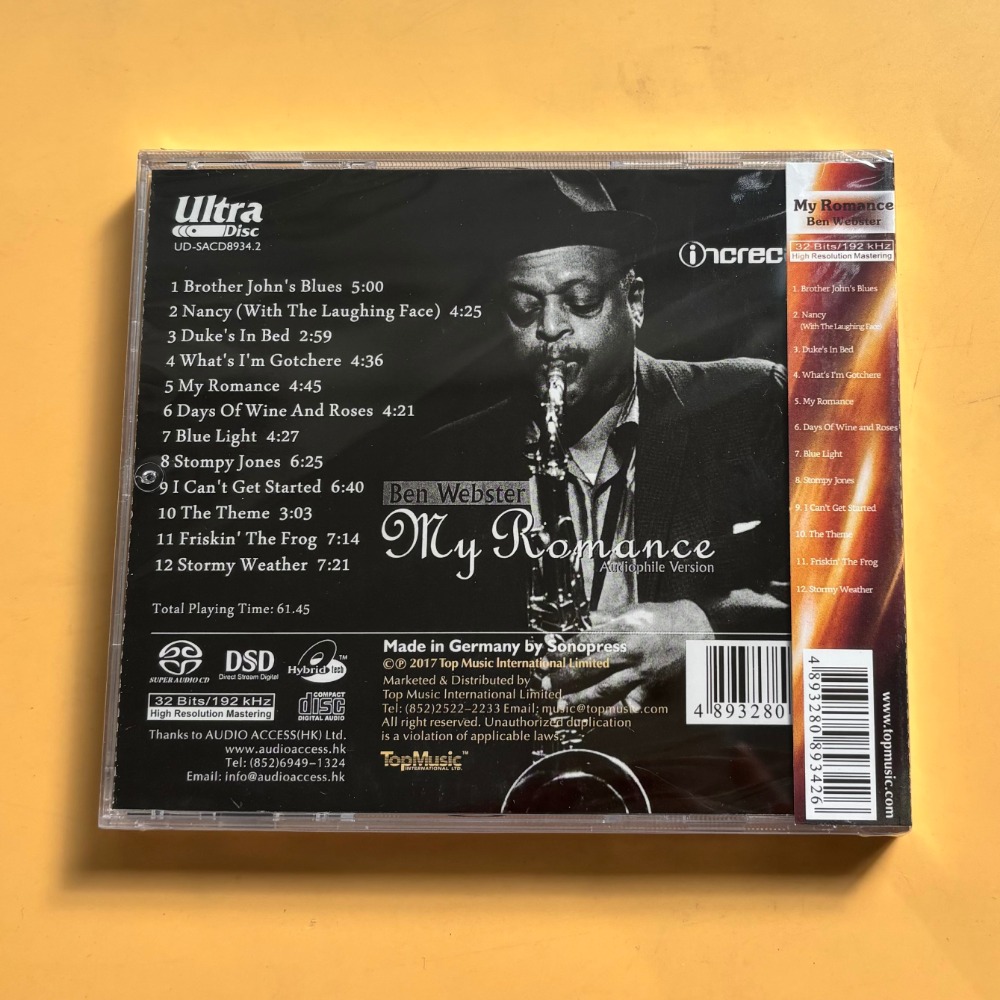 Ben Webster My Romance Jazz CD - Musical Instruments avaliação e preço